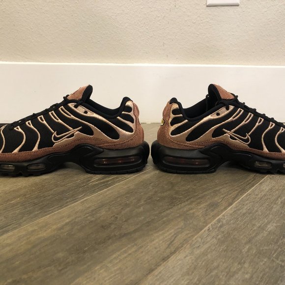 Nike | Shoes | Nike Air Max Plus Premium Black Rose Gold 84889 | Poshmark